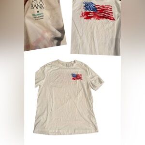 Jos. A. Bank Tailored Fit American Flag Graphic Tee mens medium